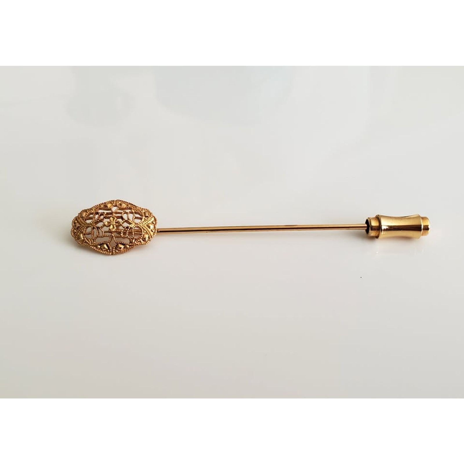 Other Vintage Art Deco Filigree Lapel Pin Size ONE SIZE - 1 Thumbnail