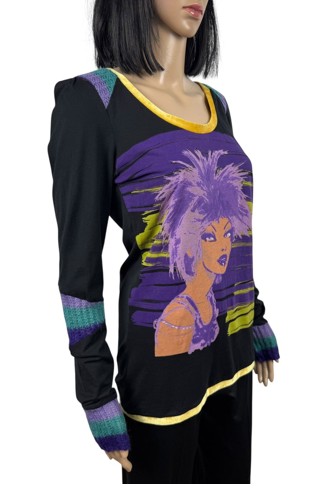 Custo Barcelona Custo Barcelona Printed Cotton Jumper Mohair Details Size M / US 6-8 / IT 42-44 - 4 Thumbnail