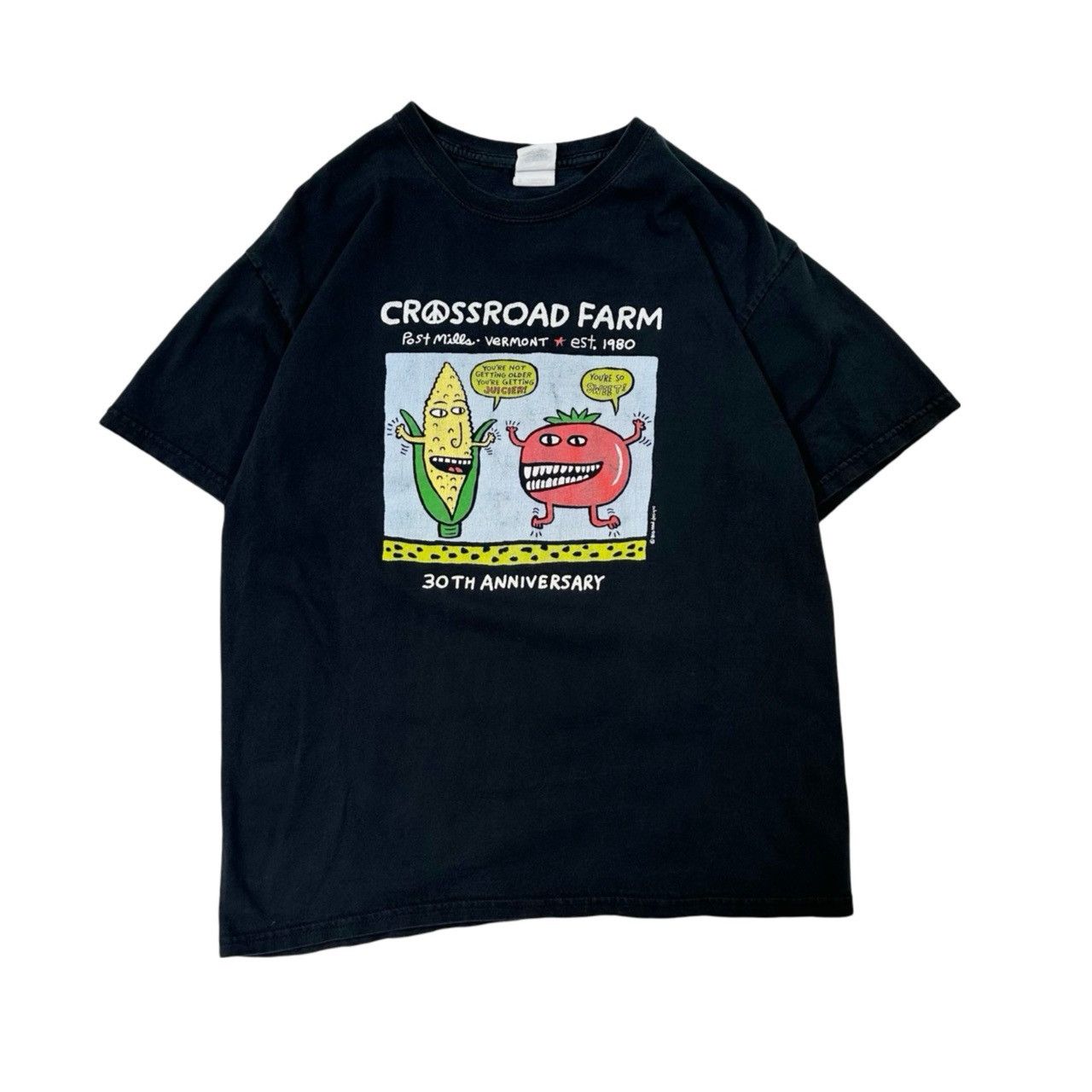 Vintage Vintage 00s Crossroads Farm Eat Local Parody Big Heads Size US L / EU 52-54 / 3 - 1 Thumbnail