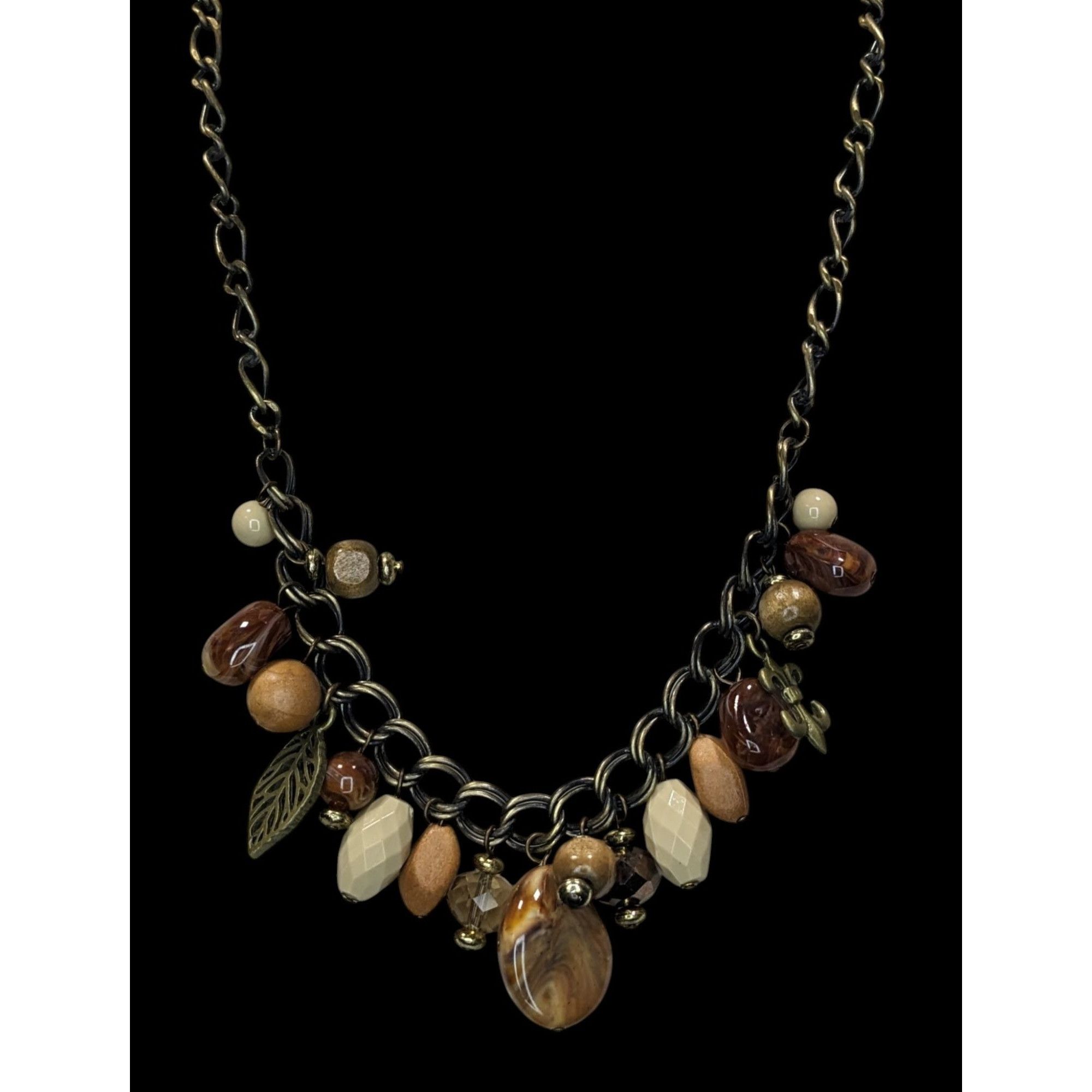 Other Vintage Bohemian Charm Necklace With Beaded Fringe Size ONE SIZE - 5 Thumbnail