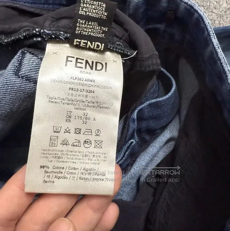 Fendi Fendi Men's Casual Blue Denim Pants . Size US 32 / EU 48 - 4 Thumbnail