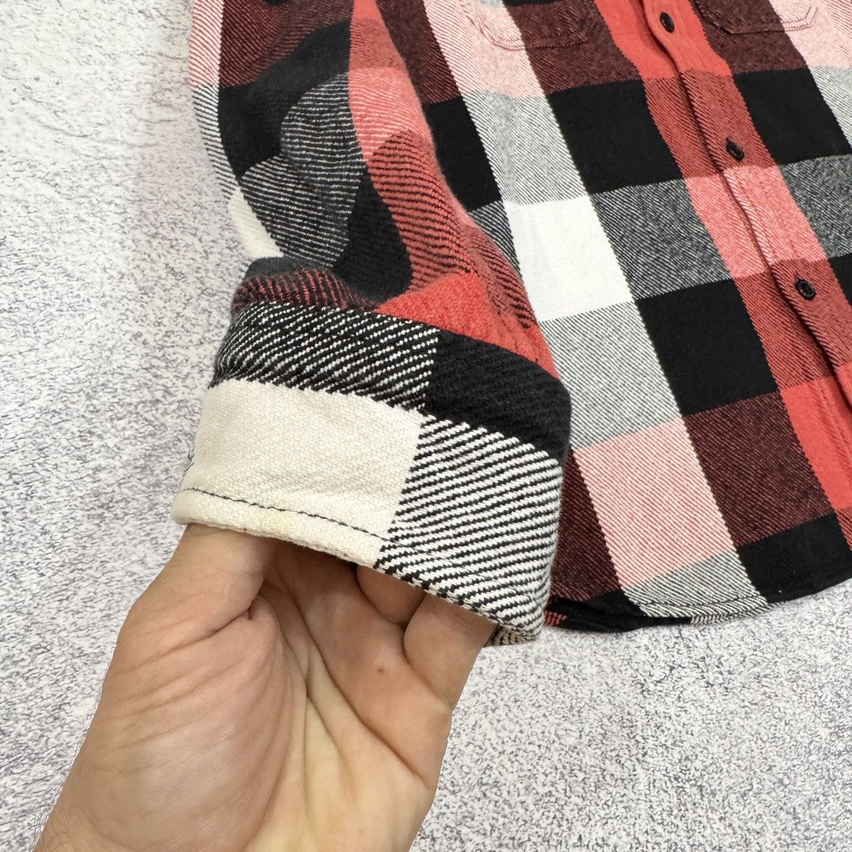 Stussy × Vintage Stussy Vintage Mens Flannel Overshirt L size Size US L / EU 52-54 / 3 - 5 Thumbnail