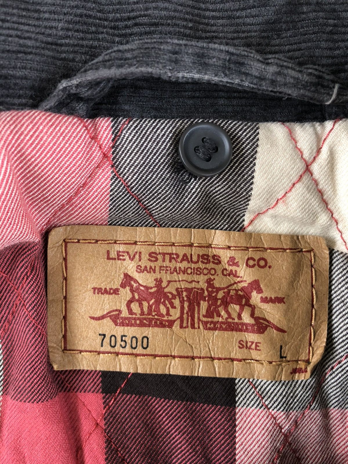 If Six Was Nine Y2k 2005 Levi’s Blanket Lined Corduroy Jacket Size US L / EU 52-54 / 3 - 22 Thumbnail