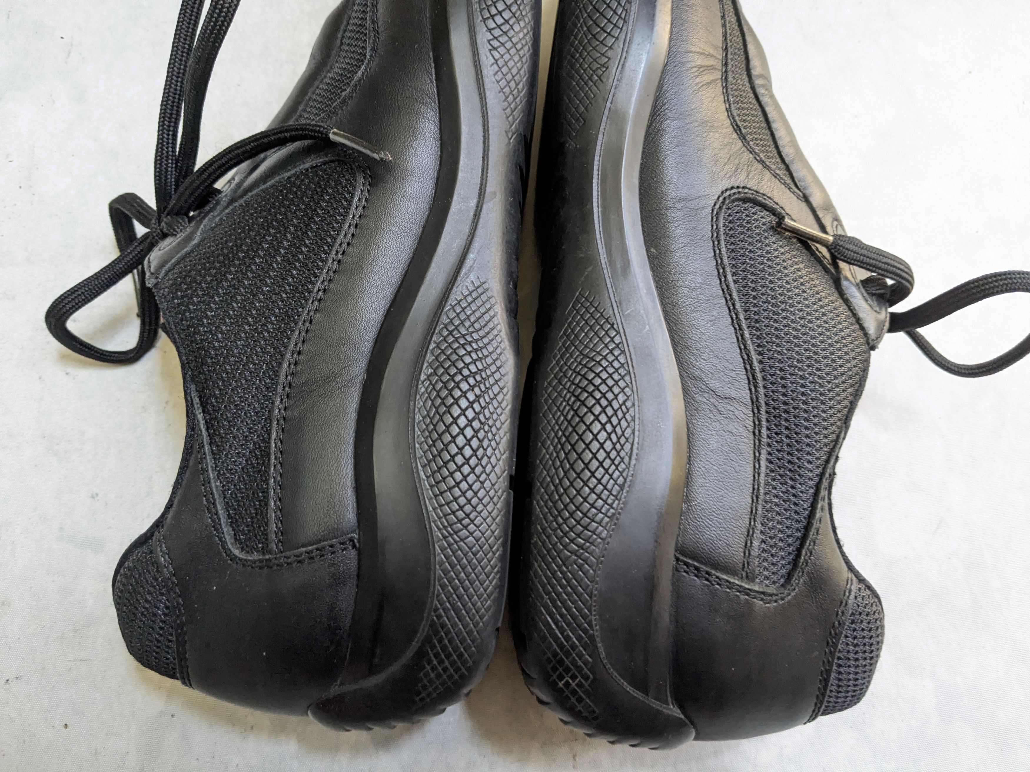 Prada Prada America's Cup Sneakers Black Leather 11 Red Size US 11 / EU 44 - 10 Thumbnail