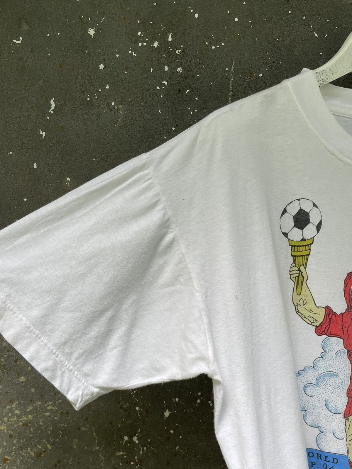Vintage Vintage 1994 World Cup Fifa T-Shirt Football RARE Size US L / EU 52-54 / 3 - 6 Thumbnail