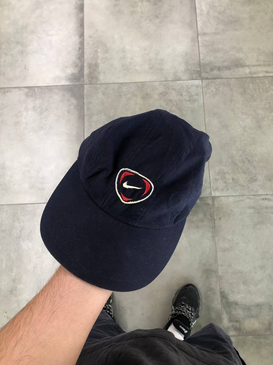 Nike VINTAGE NIKE RETRO CAP DRILL SWOOSH JAPAN STYLE Y2K 90s SK8 Size ONE SIZE - 3 Thumbnail