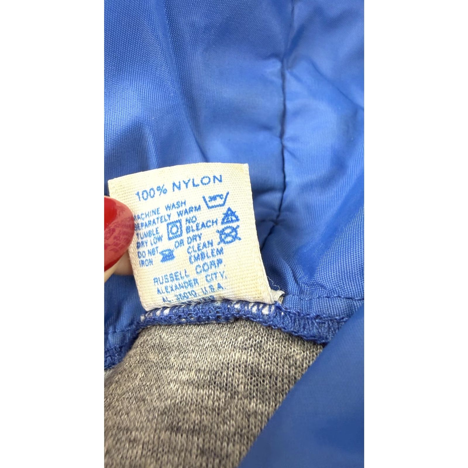 Russell Athletic VINTAGE Russell Athletic Jacket Mens M Blue Hooded 1/2 Zip Striped 90s Windbreaker Casual Activewear Mens Size US M / EU 48-50 / 2 - 5 Thumbnail