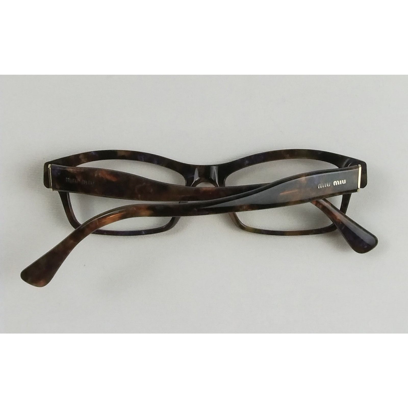 Miu Miu Miu Miu Women's Eyeglass Frames VMU-021 PC4-101 Burgundy Ppl Size ONE SIZE - 8 Thumbnail