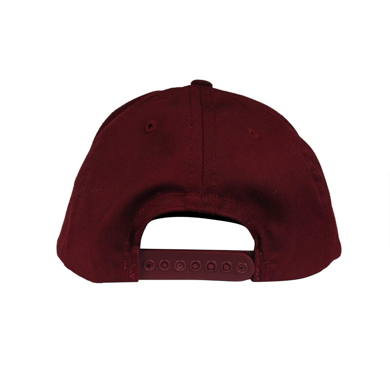Rhude Embroidered 21 R S.C. Baseball Cap Red Burgundy - 02378 Size ONE SIZE - 5 Thumbnail
