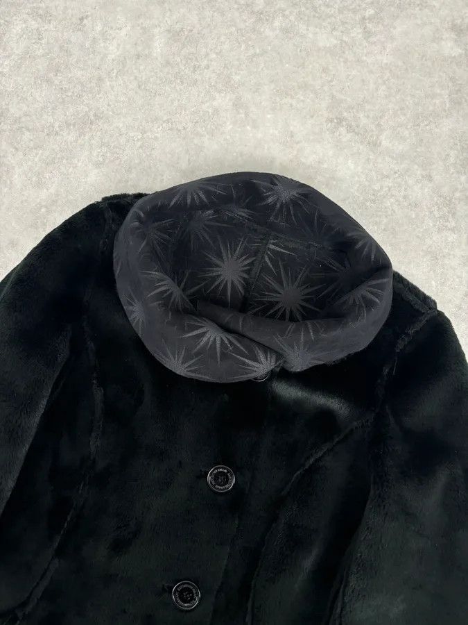Emporio Armani AW2004 Emporio Armani Black Stars Contemporary Reversible Long Coat Size M / US 6-8 / IT 42-44 - 6 Thumbnail