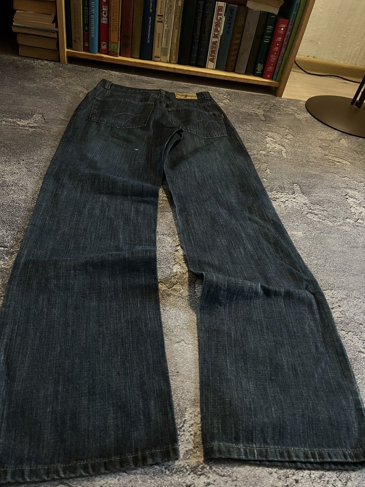 Vintage RARE Vintage Balenciaga Style Baggy Y2K Jean - Archive Avan Size US 31 - 6 Thumbnail