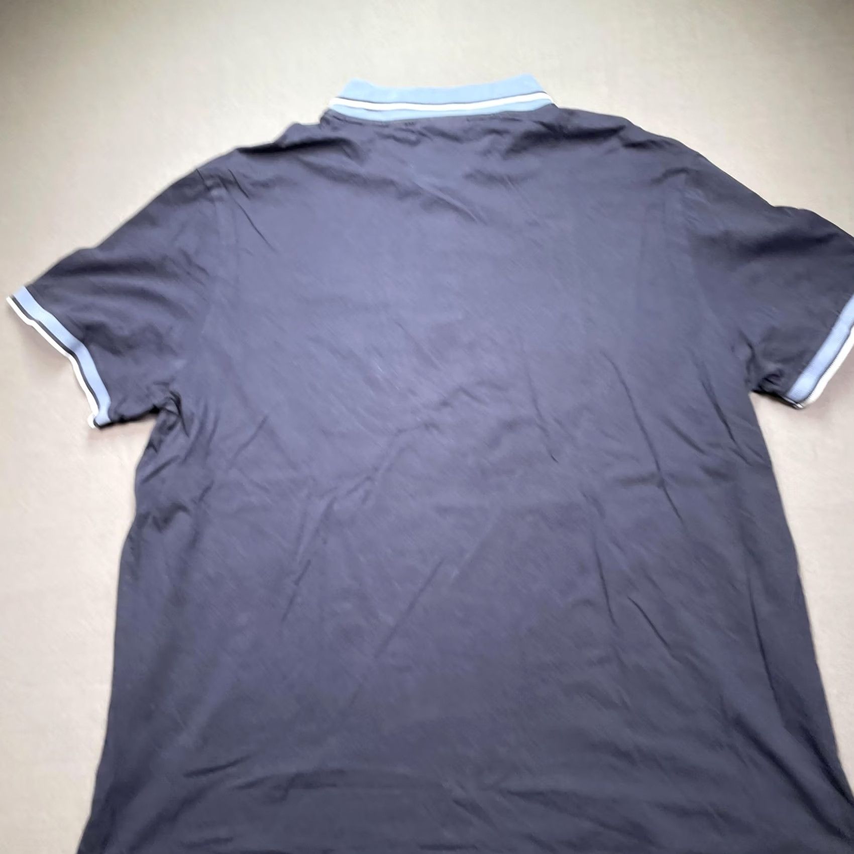 Lacoste Lacoste Polo Shirt Mens 3XL Blue Contrast Collar Tipped Cuff Croc Logo Peru Size US XXL / EU 58 / 5 - 6 Thumbnail