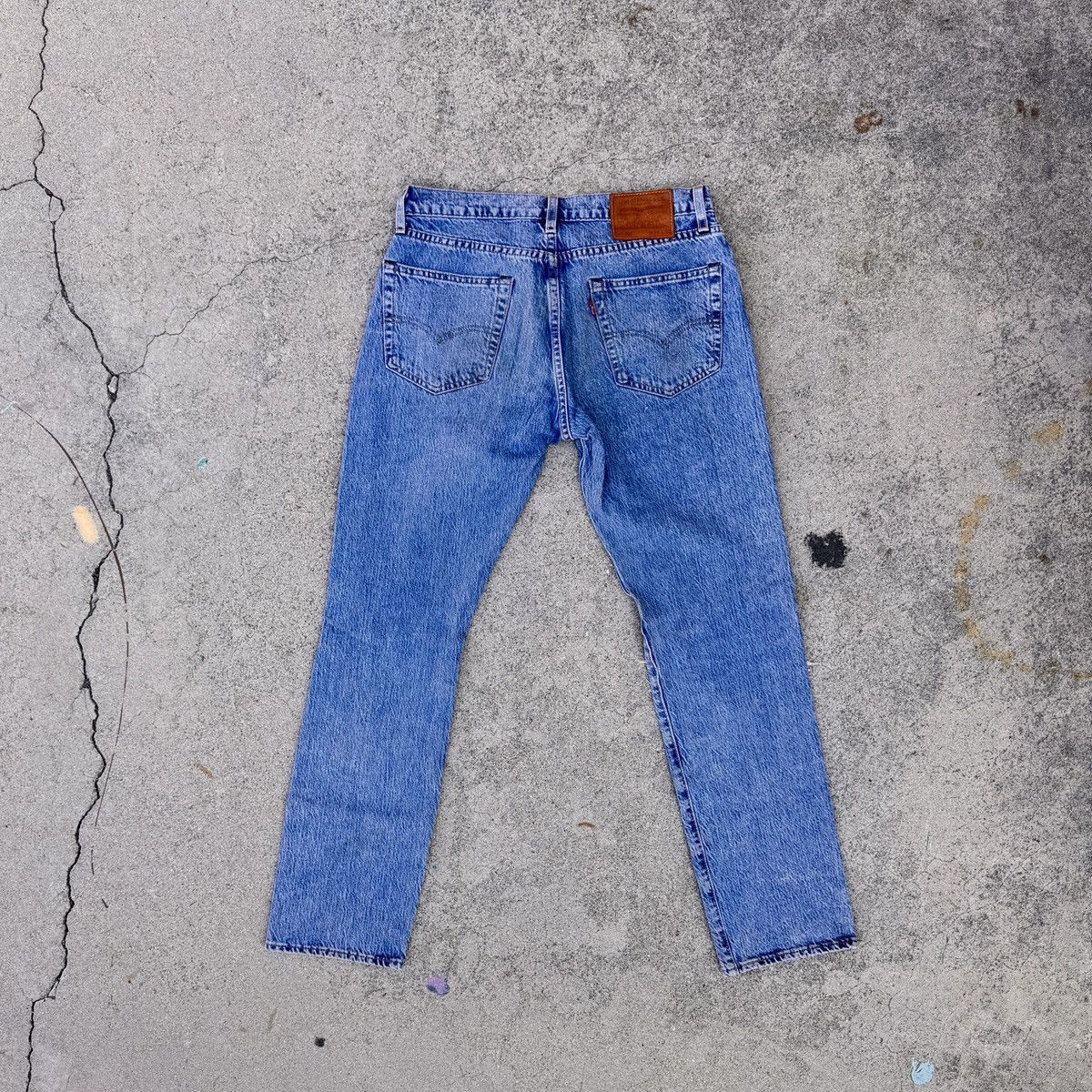 Levi's Vintage Levi’s 501 Distressed Knee Denim Jeans Size US 29 - 2 Thumbnail