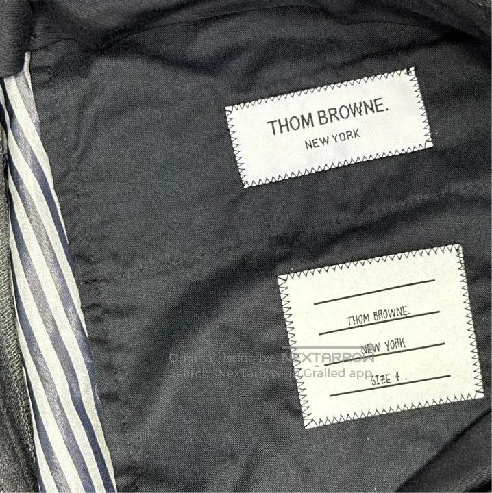 Thom Browne Thom Browne Classic Striped Fleece Joggers for Men. Size 26" / US 2 / IT 38 - 2 Thumbnail