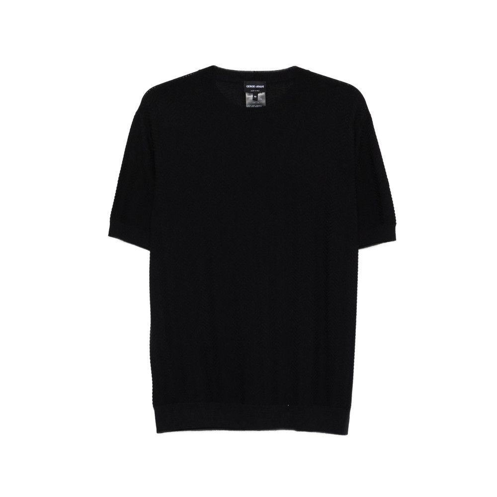 Giorgio Armani Giorgio Armani BLACK T-Shirts & Vests - T-Shirts Size US XL / EU 56 / 4 - 1 Thumbnail