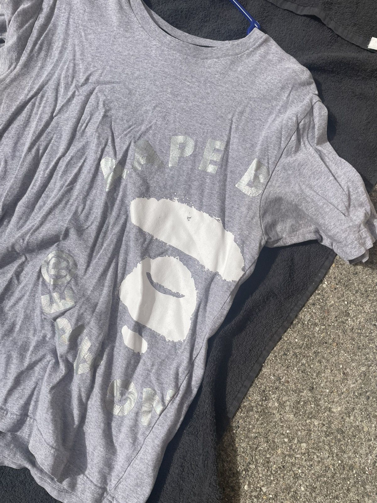 Aape × Bape Grey “Aape Shirt” By Bathing Ape Size US M / EU 48-50 / 2 - 2 Thumbnail