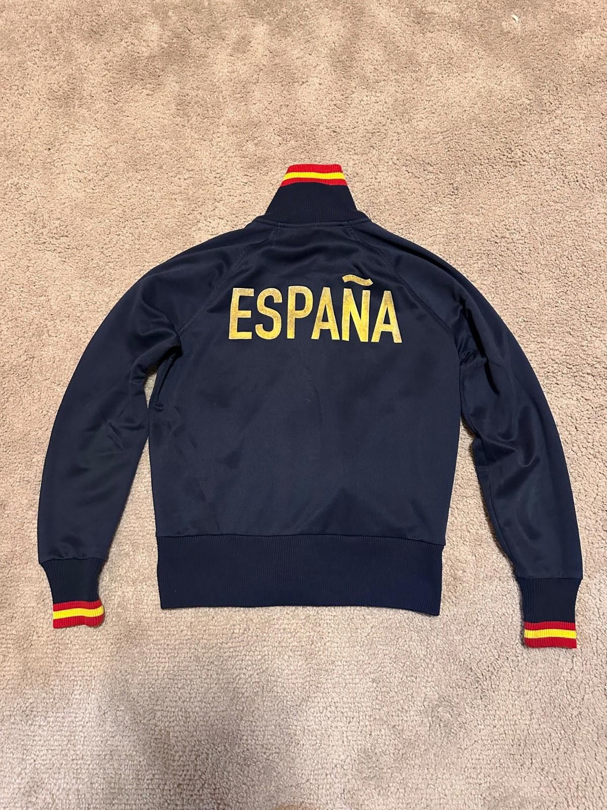Le Coq Sportif 1989-90 Spain Le Coq Sportif Football Track Jacket Sz L Size US L / EU 52-54 / 3 - 8 Thumbnail