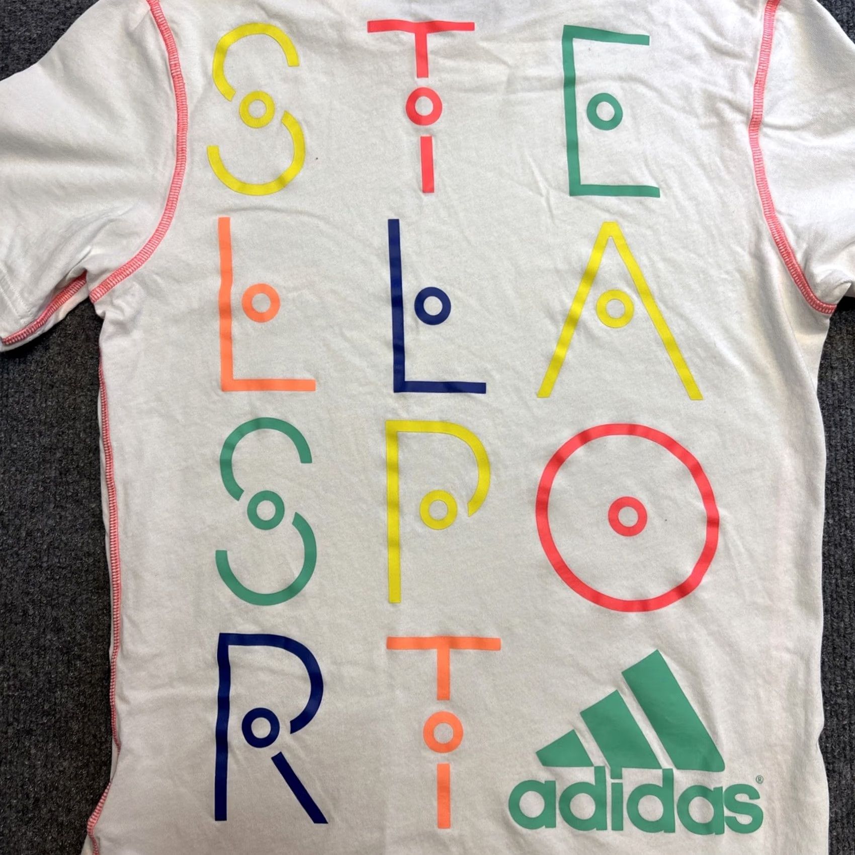 Stella McCartney Stella McCartney Adidas Shirt Women S Graphic Spellout Athletic Gym Workout Top Short Sleeve White, Regular, S, Polo? Size S / US 4 / IT 40 - 7 Thumbnail