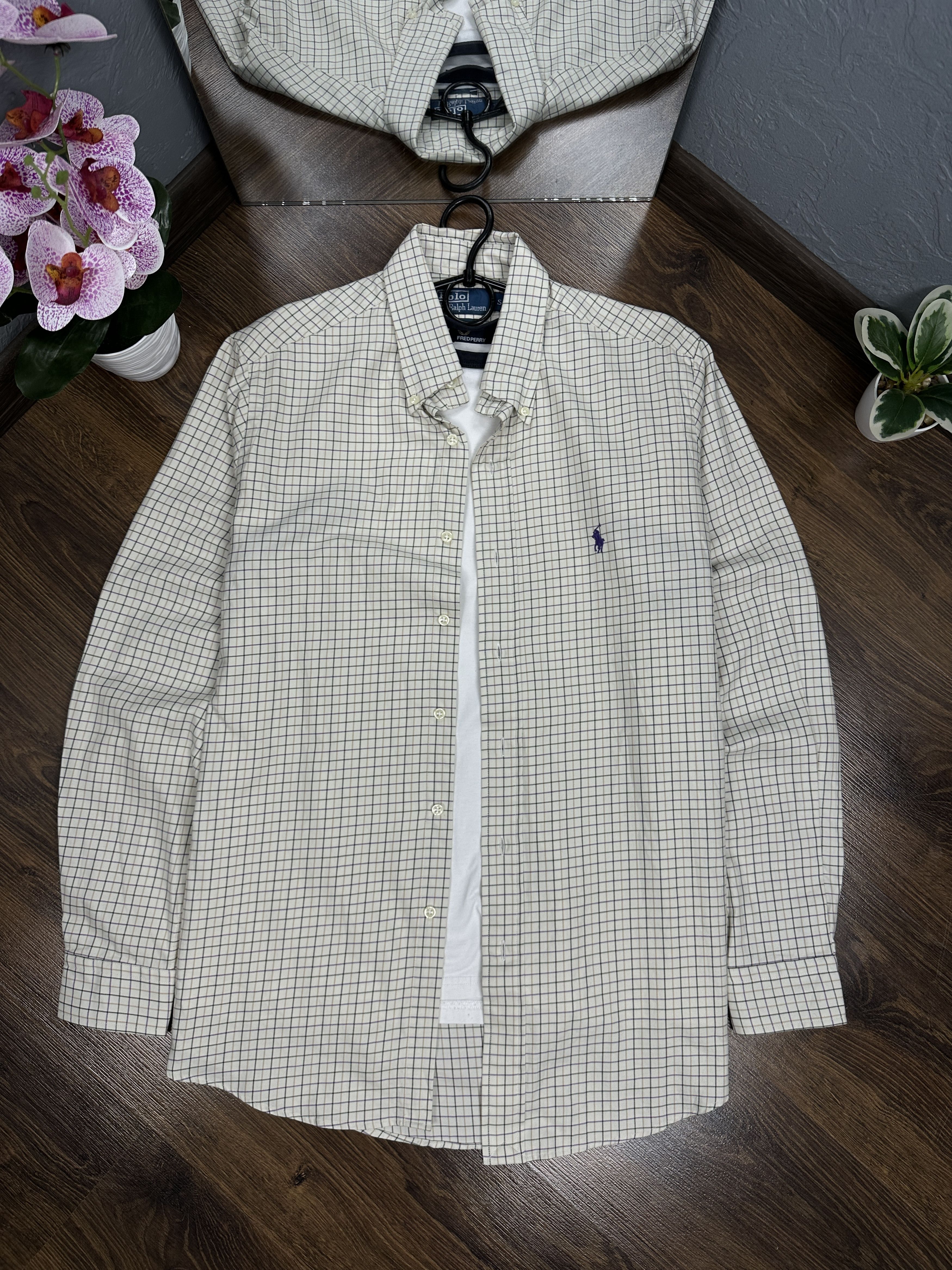 Polo Ralph Lauren × Ralph Lauren × Vintage Polo Ralph Lauren Vintage Mens Long Sleeve Check Shirt Size US S / EU 44-46 / 1 - 1 Thumbnail