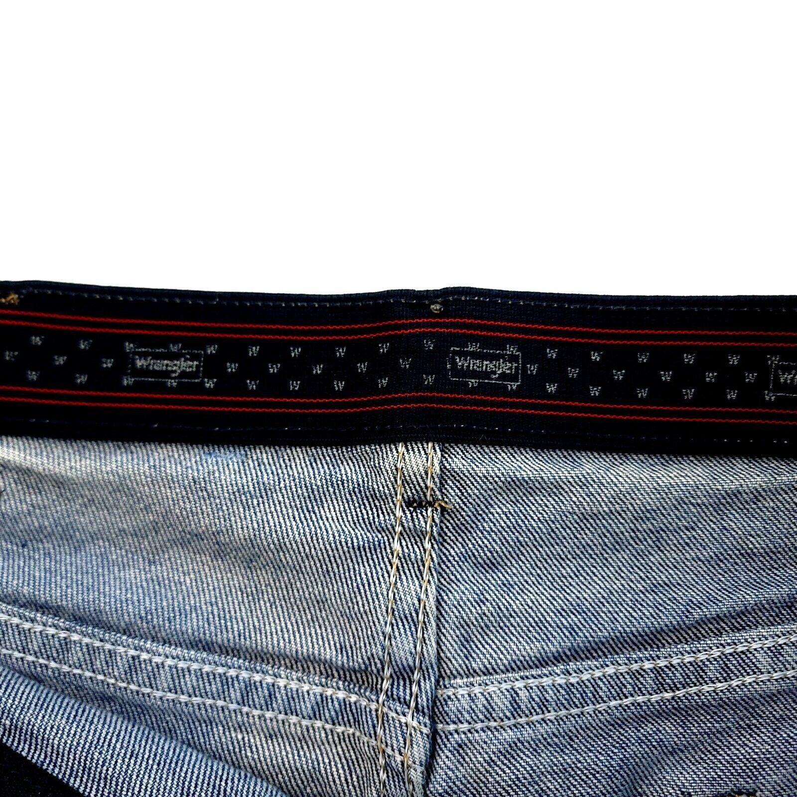Wrangler Wrangler Regular Fit Medium Wash Blue Denim Elastic Waist Hi Size US 36 / EU 52 - 6 Thumbnail