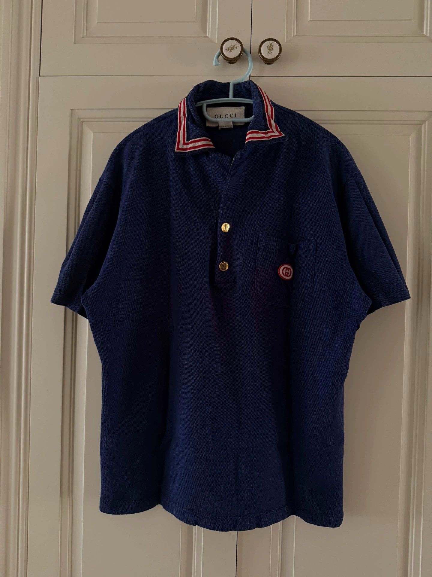 Gucci gucci double g stripe polo shirt size m Size US M / EU 48-50 / 2 - 1 Thumbnail