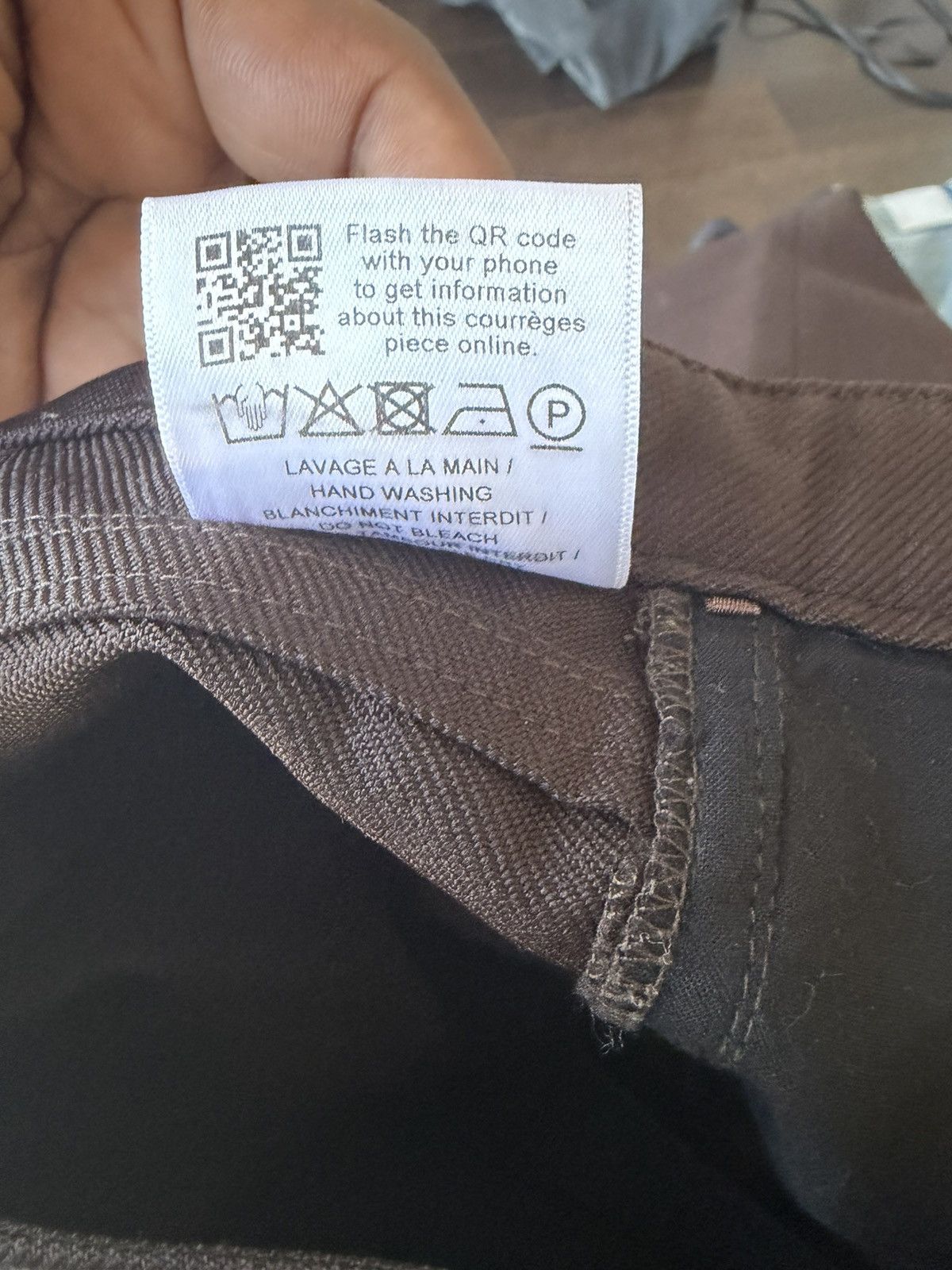 Courreges courreges brown casual pant Size US 33 - 7 Thumbnail