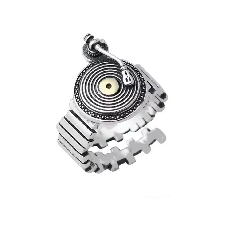 Jewelry Vinyl Record Adjustable Ring Size ONE SIZE - 3 Thumbnail