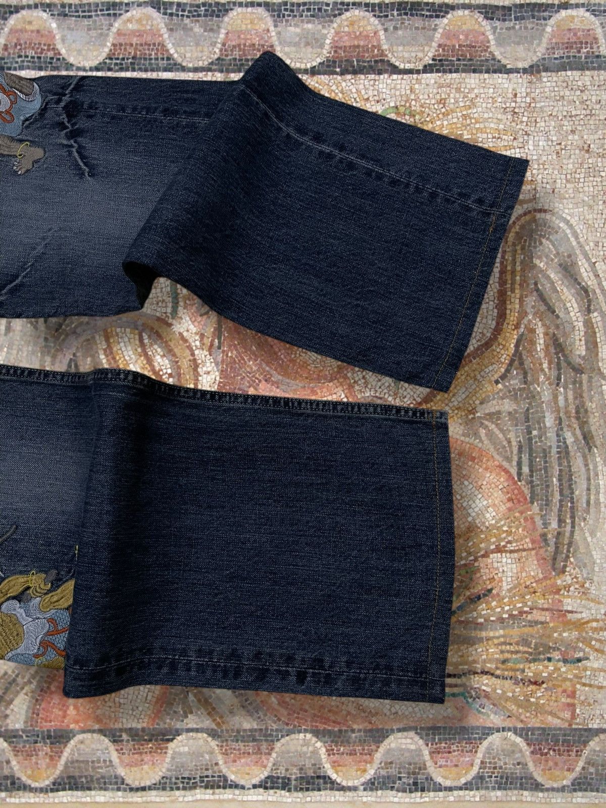 Japanese Brand Vintage Og 90s Japan Designer Karakuri God Traditional Denim Size US 28 / EU 44 - 5 Thumbnail