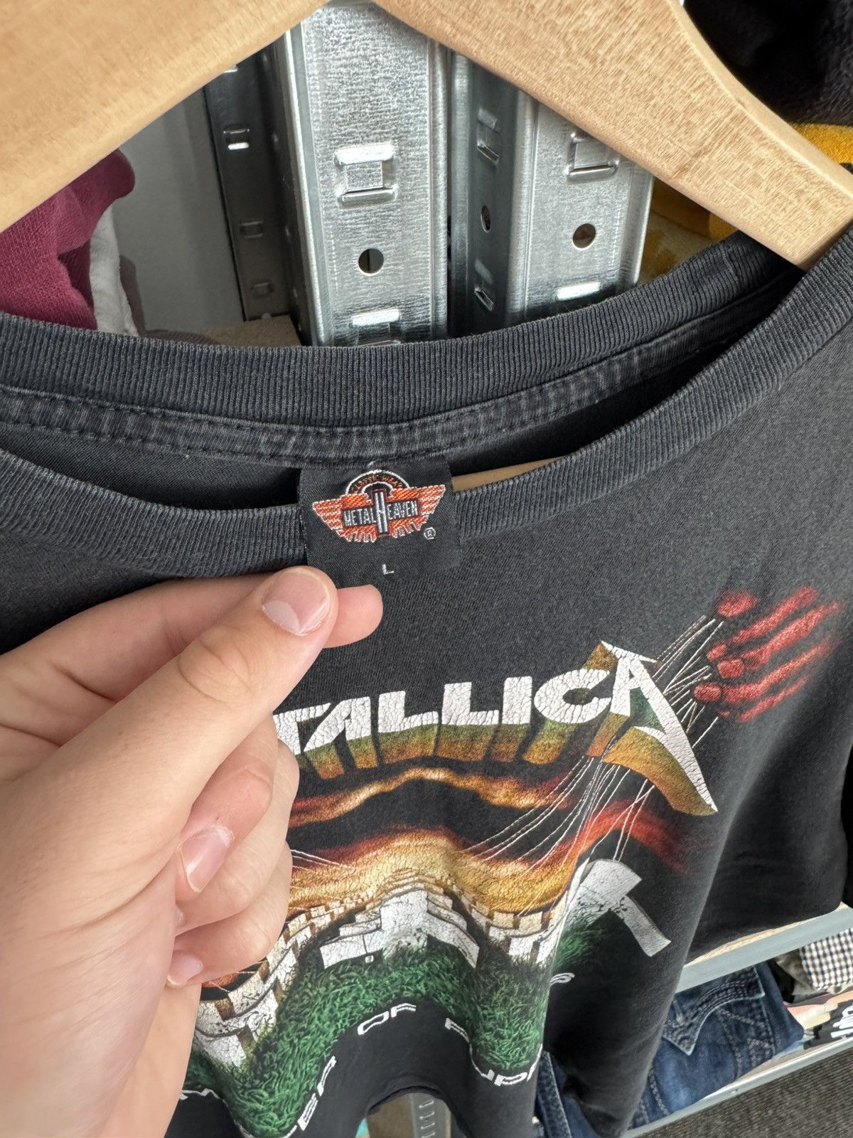 Metallica Vintage Metallica Master Of Puppets T-Shirt Single Stitch Size US L / EU 52-54 / 3 - 6 Thumbnail