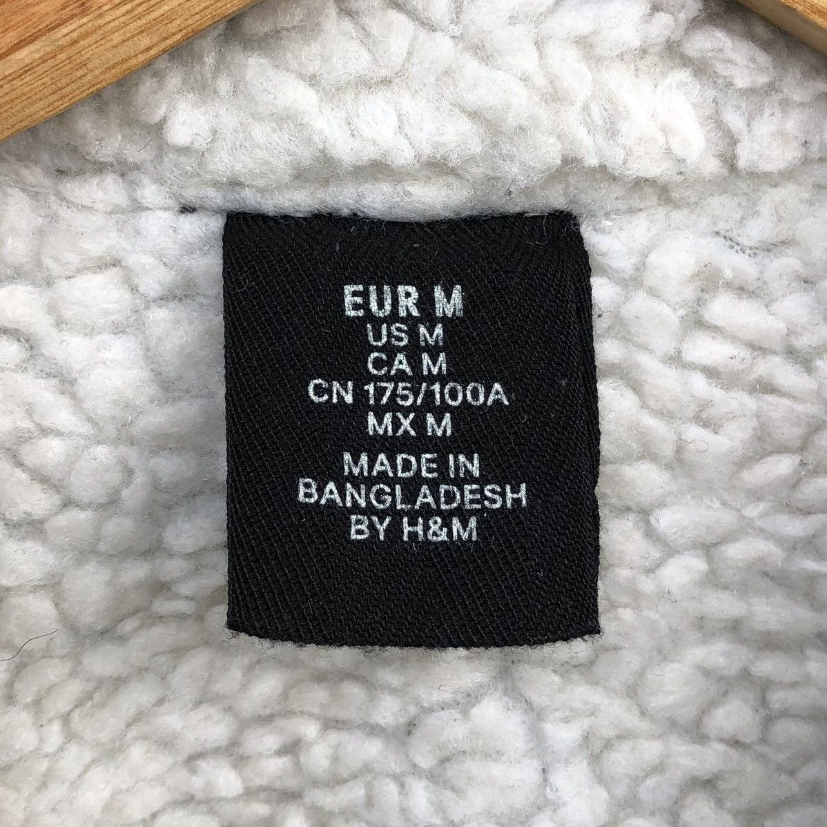 Japanese Brand H&M Sherpa Trucker Denim Jacket Size US M / EU 48-50 / 2 - 16 Thumbnail