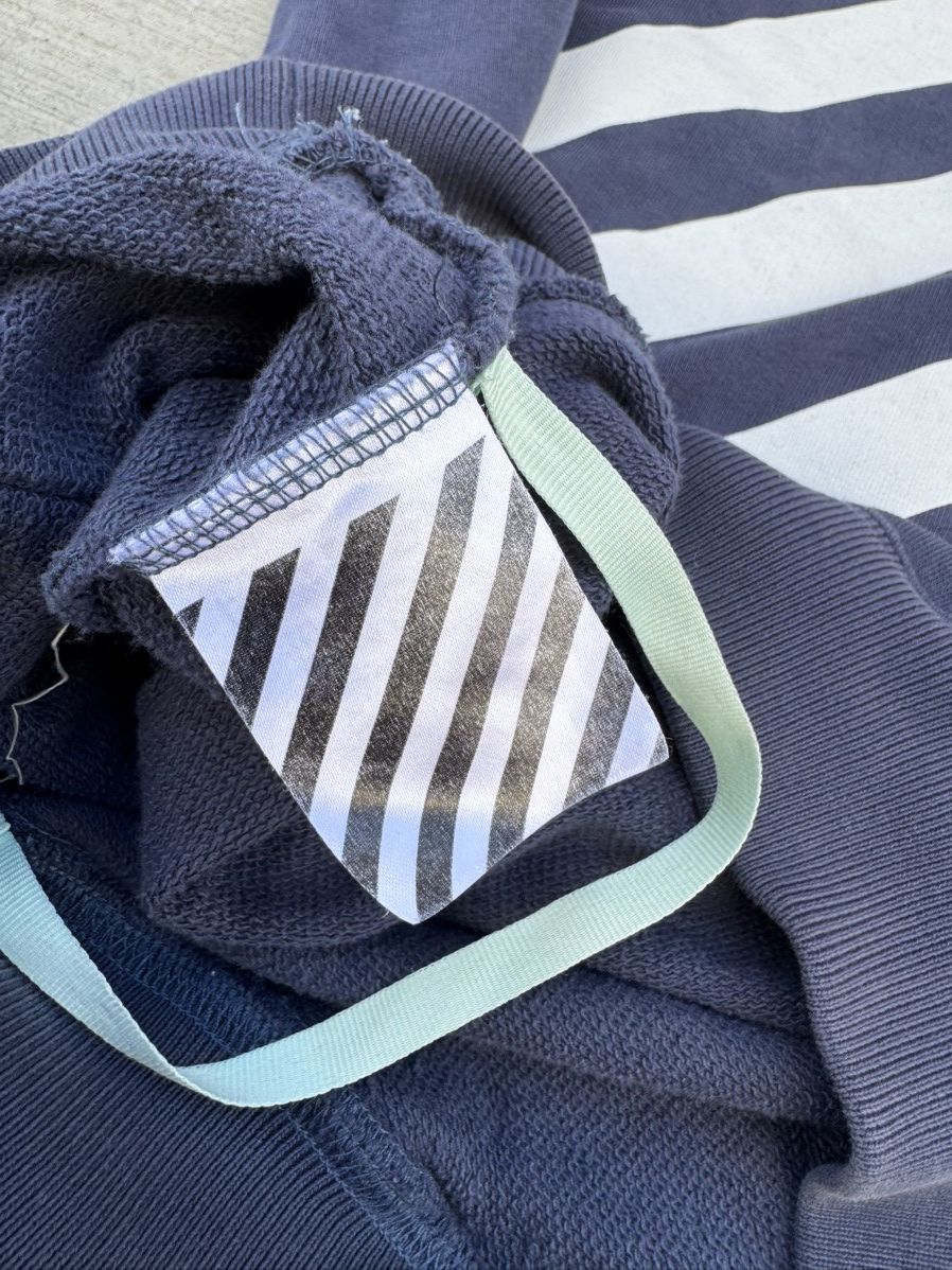 Off-White OFF-WHITE CARAVAGGIO HOODIE SEEING THINGS BLUE PULLOVER SZ M Size US M / EU 48-50 / 2 - 4 Thumbnail