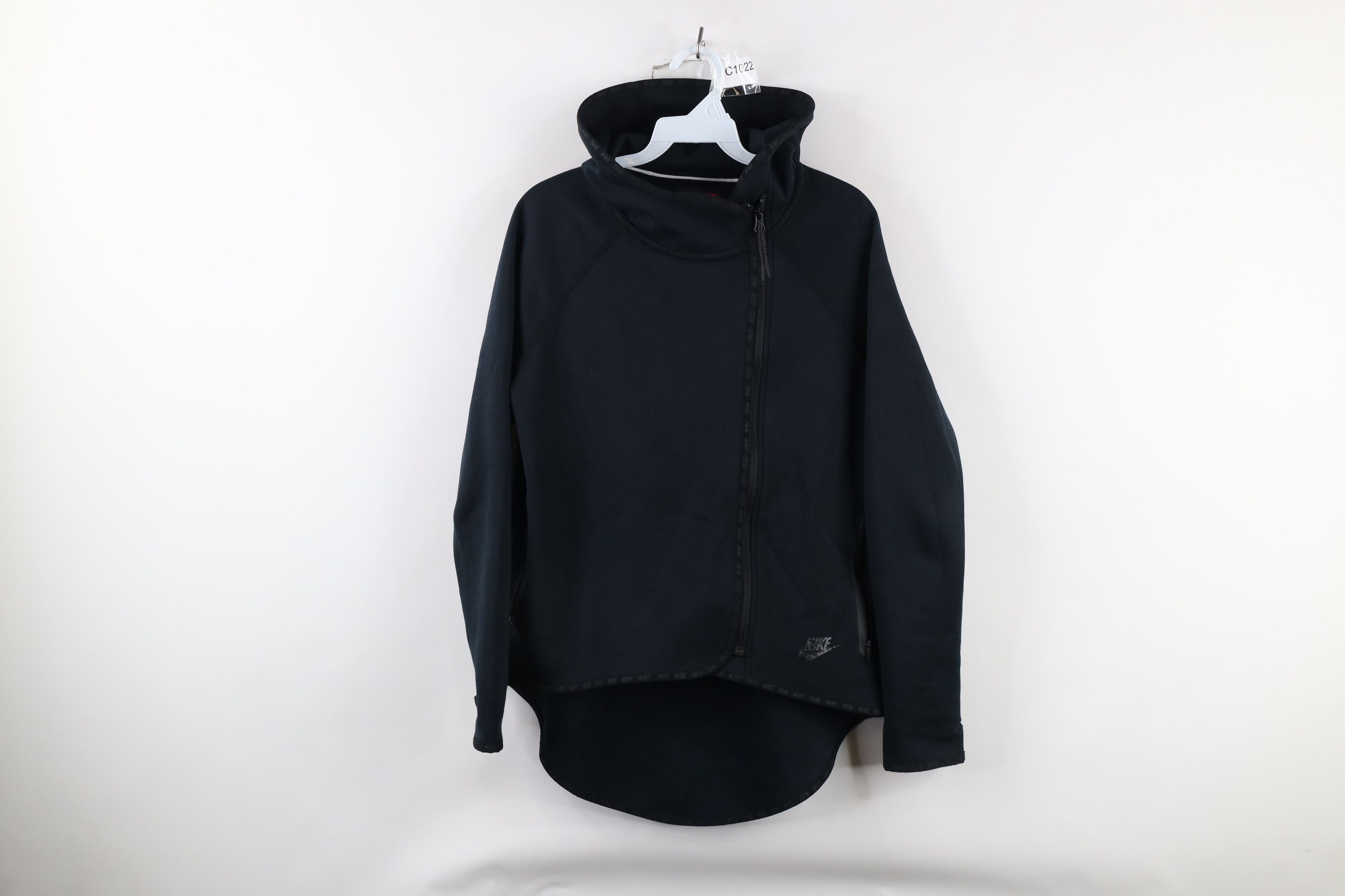 Nike × Vintage Nike Sportswear Tech Fleece Out Full Zip Hooded Cape Jacket Size S / US 4 / IT 40 - 1 Thumbnail