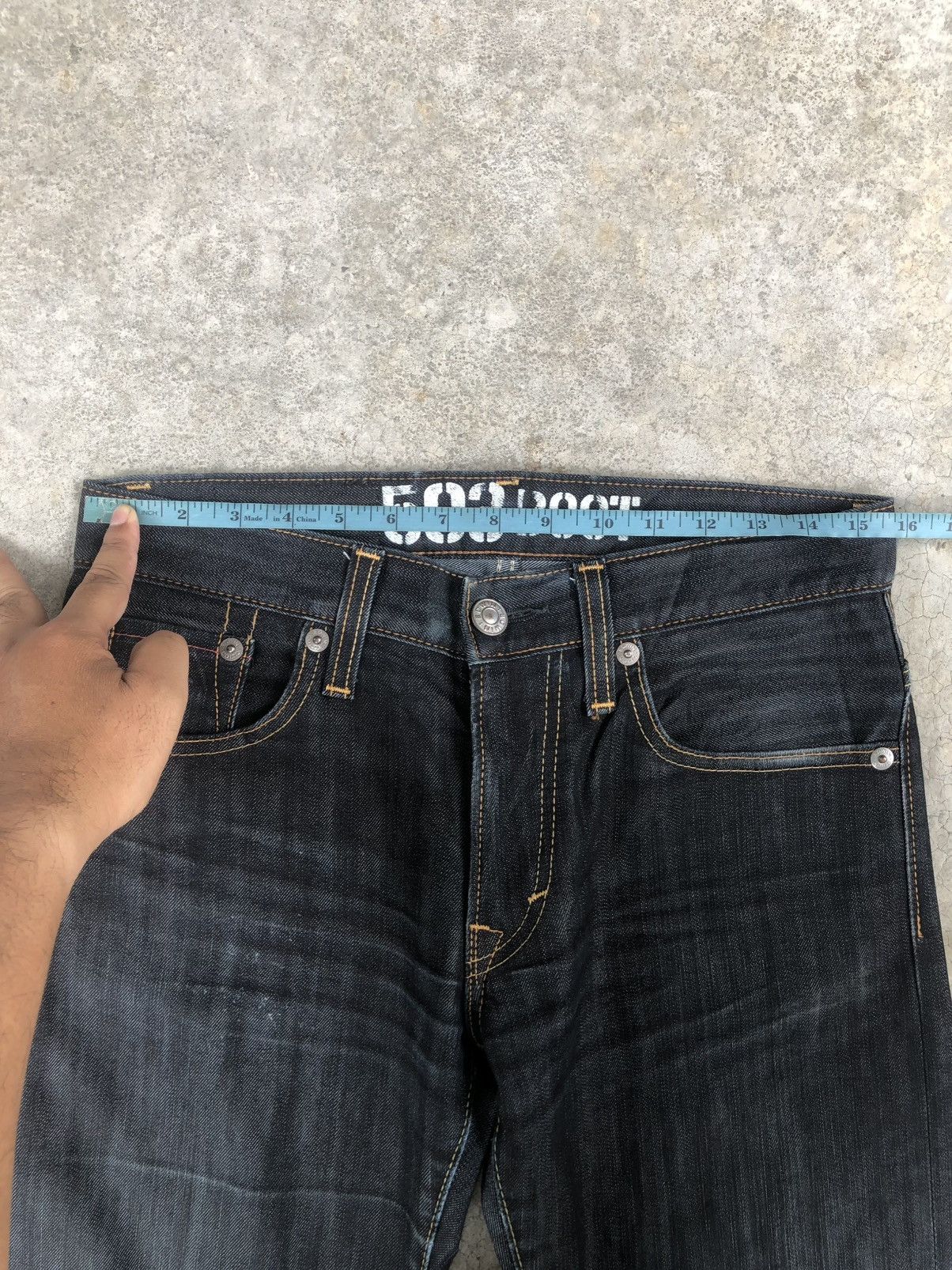 If Six Was Nine Japanese Edwin Flared Jeans Bootcut Jeans Size US 31 - 21 Thumbnail