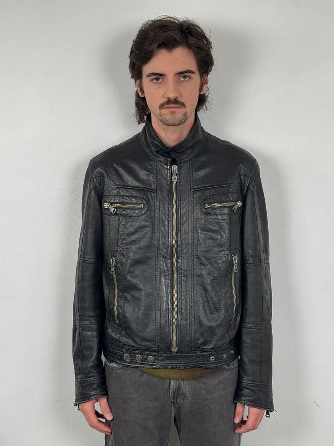 Dolce & Gabbana SS2005 Dolce & Gabbana Black Technical Leather Jacket Size US M / EU 48-50 / 2 - 2 Thumbnail