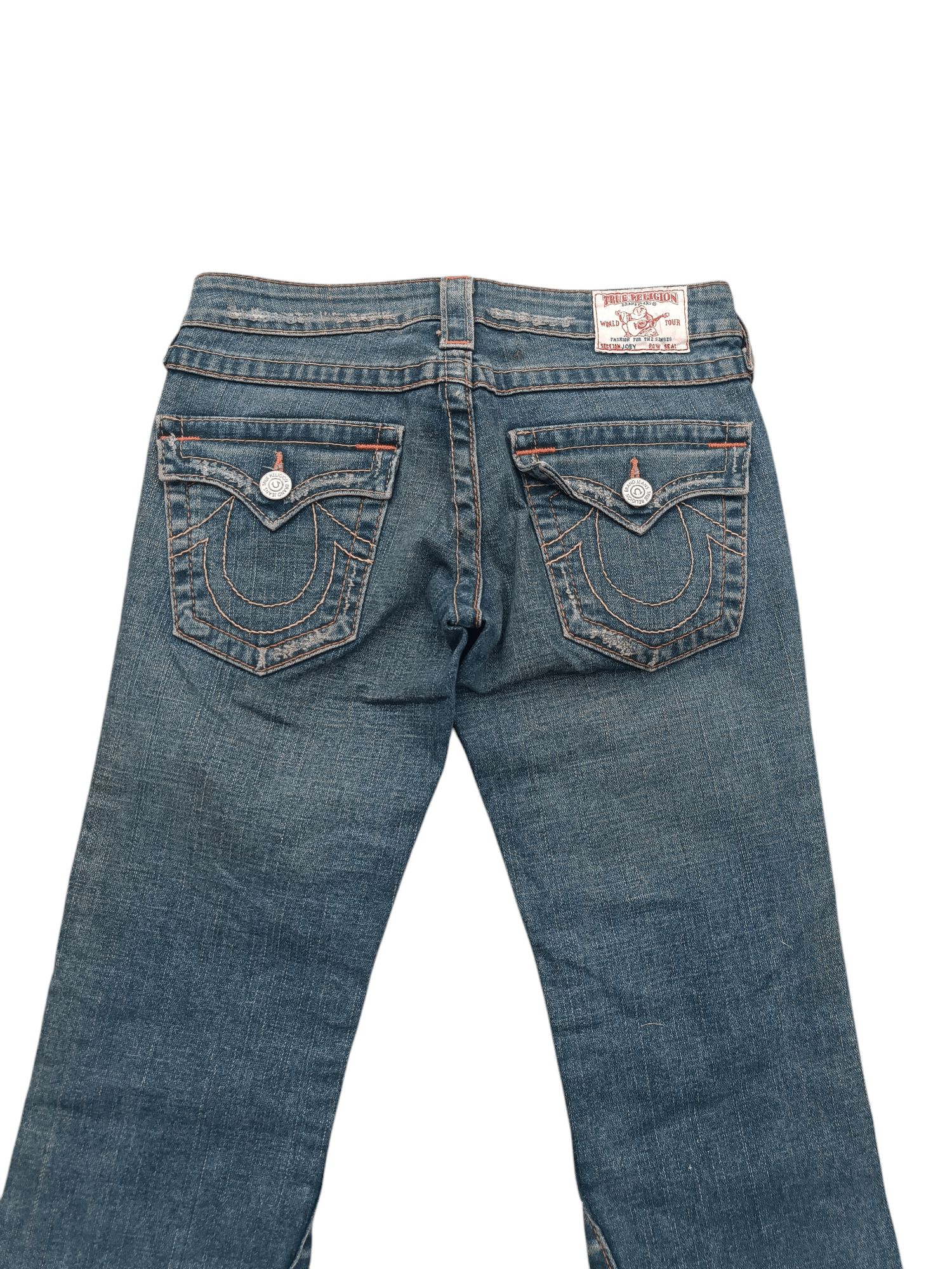 True Religion × Vintage VINTAGE FLARED TRUE RELIGION JOEY DISTRESSED DENIM TR018 Size US 27 - 5 Thumbnail
