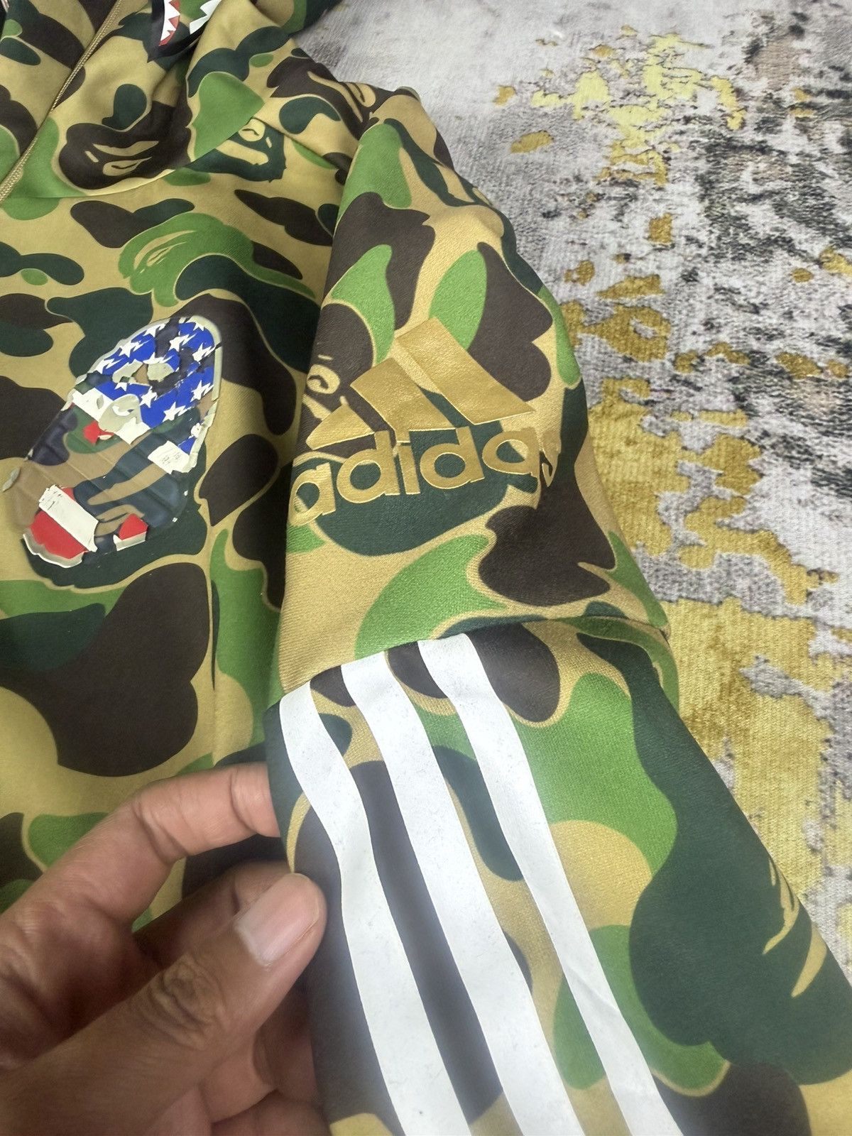 Bape Bape x Adidas SB Shark Hoodie Size US XL / EU 56 / 4 - 9 Thumbnail