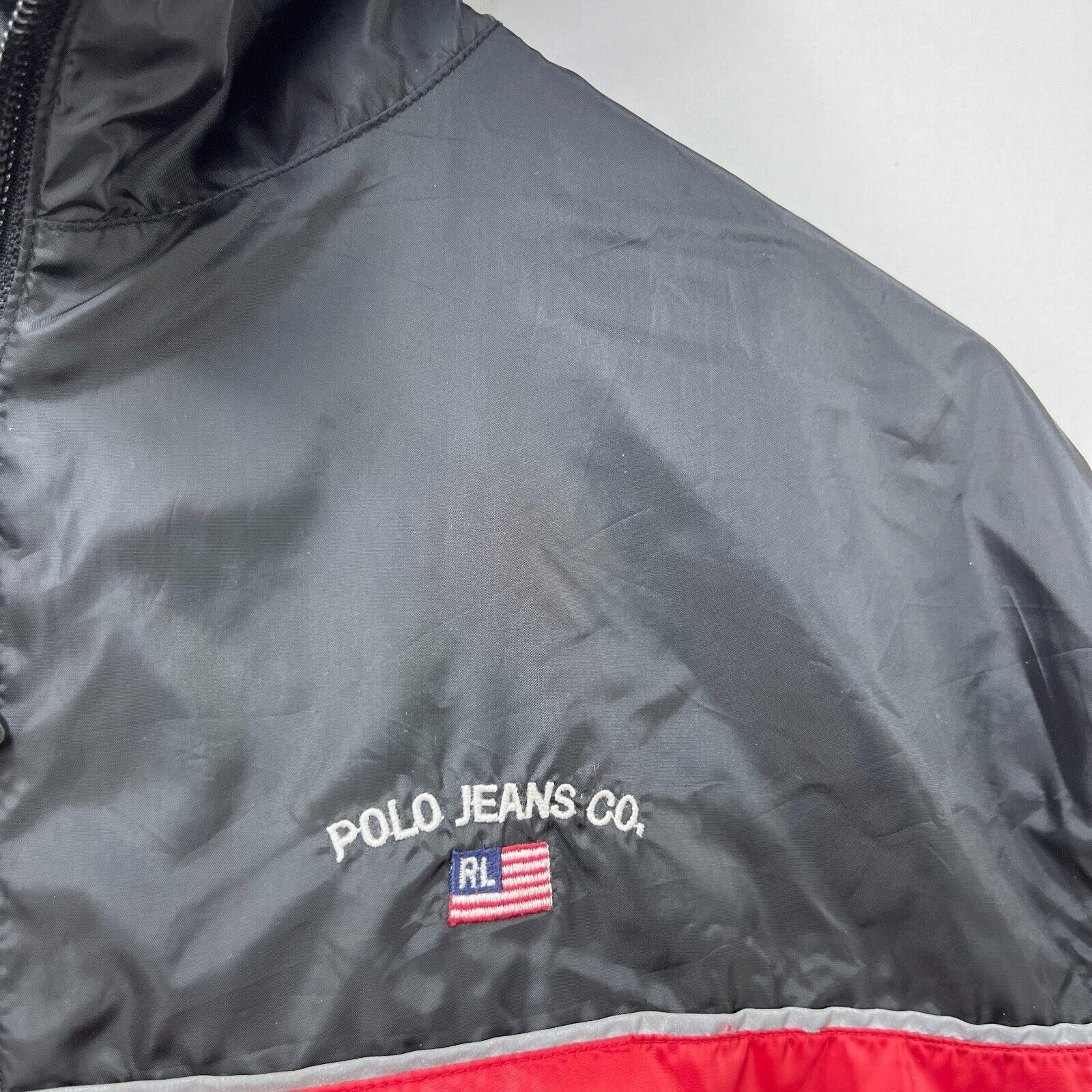 Ralph Lauren × Vintage Vintage Polo Ralph Lauren Jeans Windbreaker Jacket Medium Size US M / EU 48-50 / 2 - 4 Thumbnail