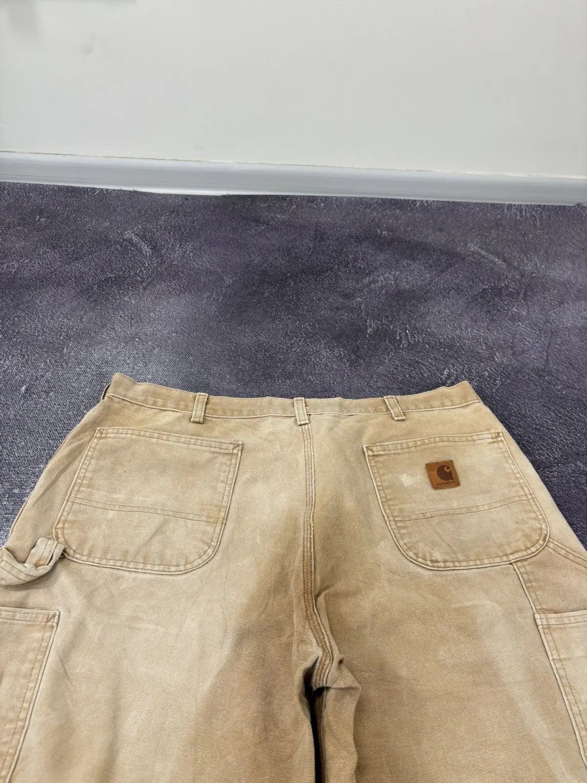Carhartt × Vintage Vintage Carhartt Faded Hype Denim Baggy Shorts Jorts Size US 38 / EU 54 - 5 Thumbnail