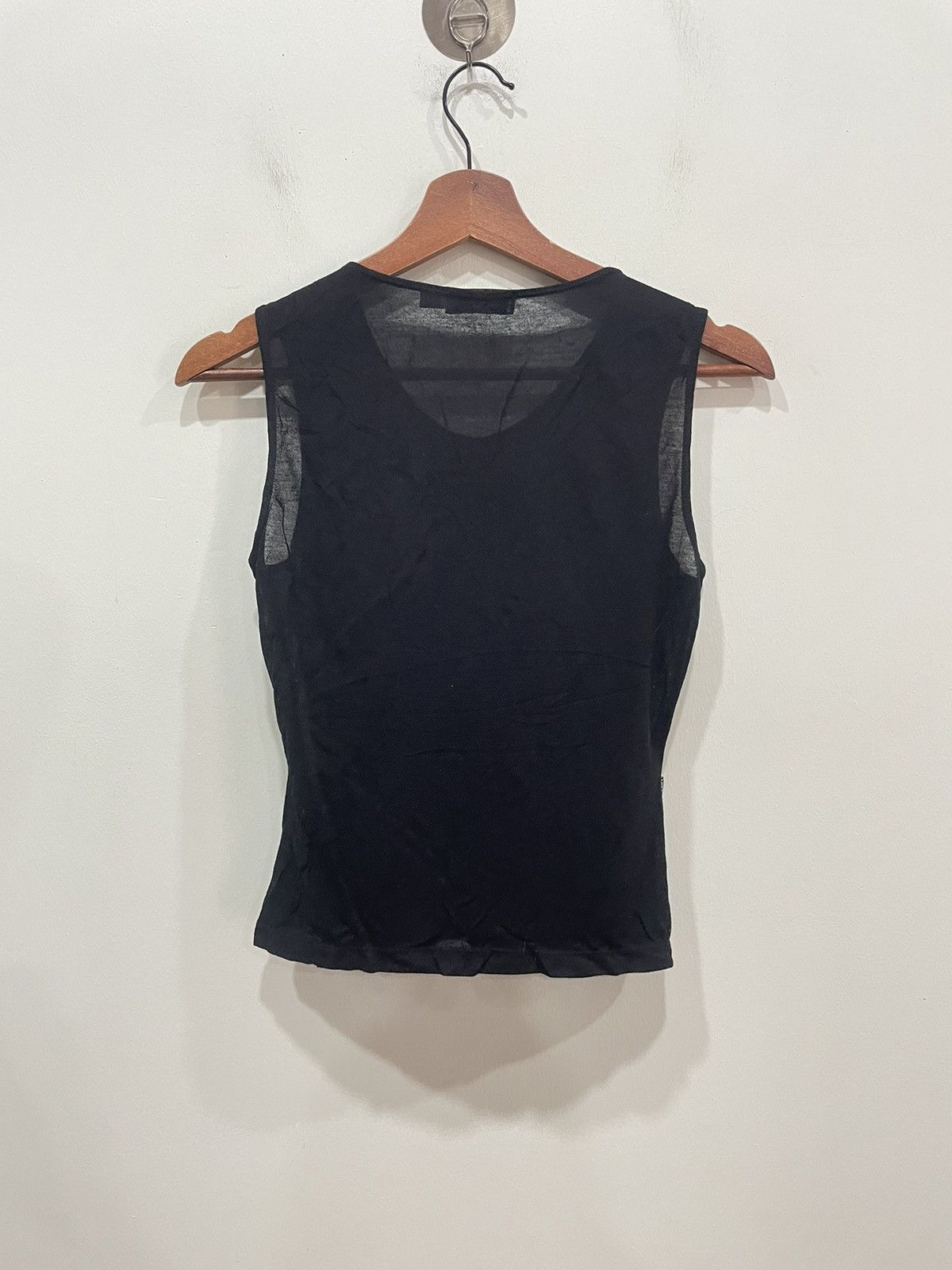 Designer × Japanese Brand × Moschino Moschino Piercing Tank Top Size S / US 4 / IT 40 - 2 Thumbnail