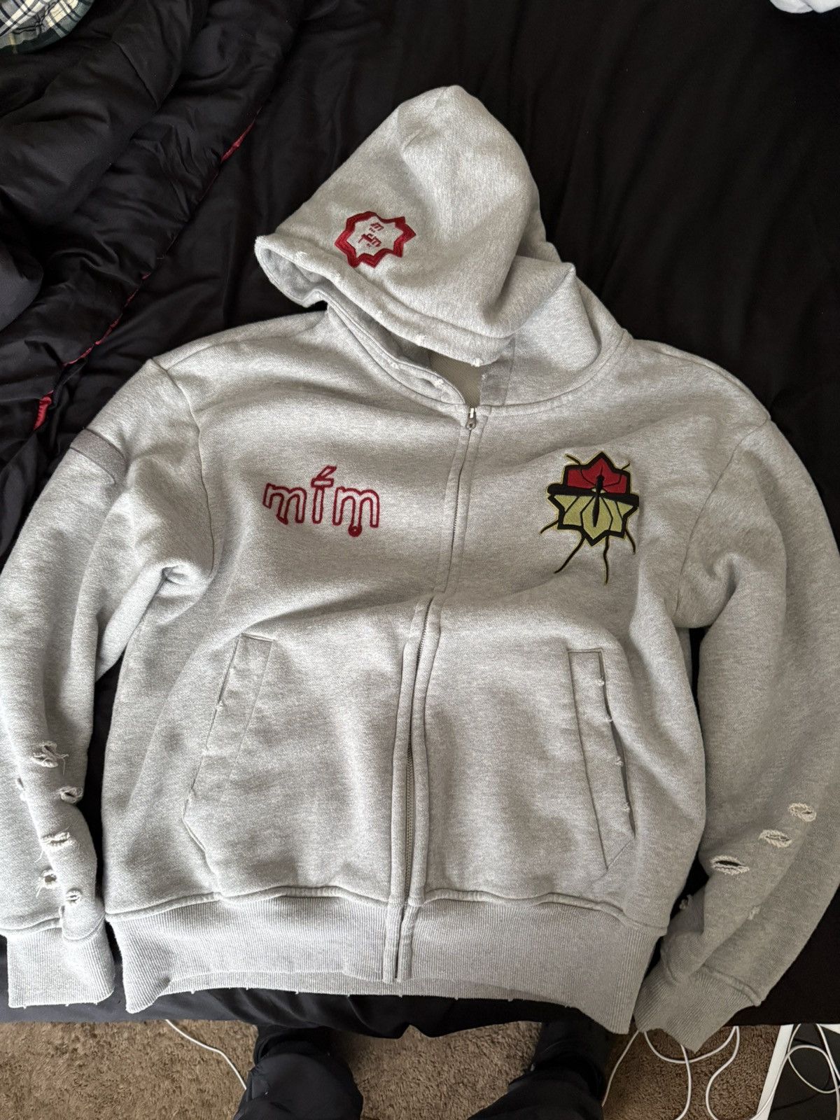 Murd333r FM special ops grey zip up