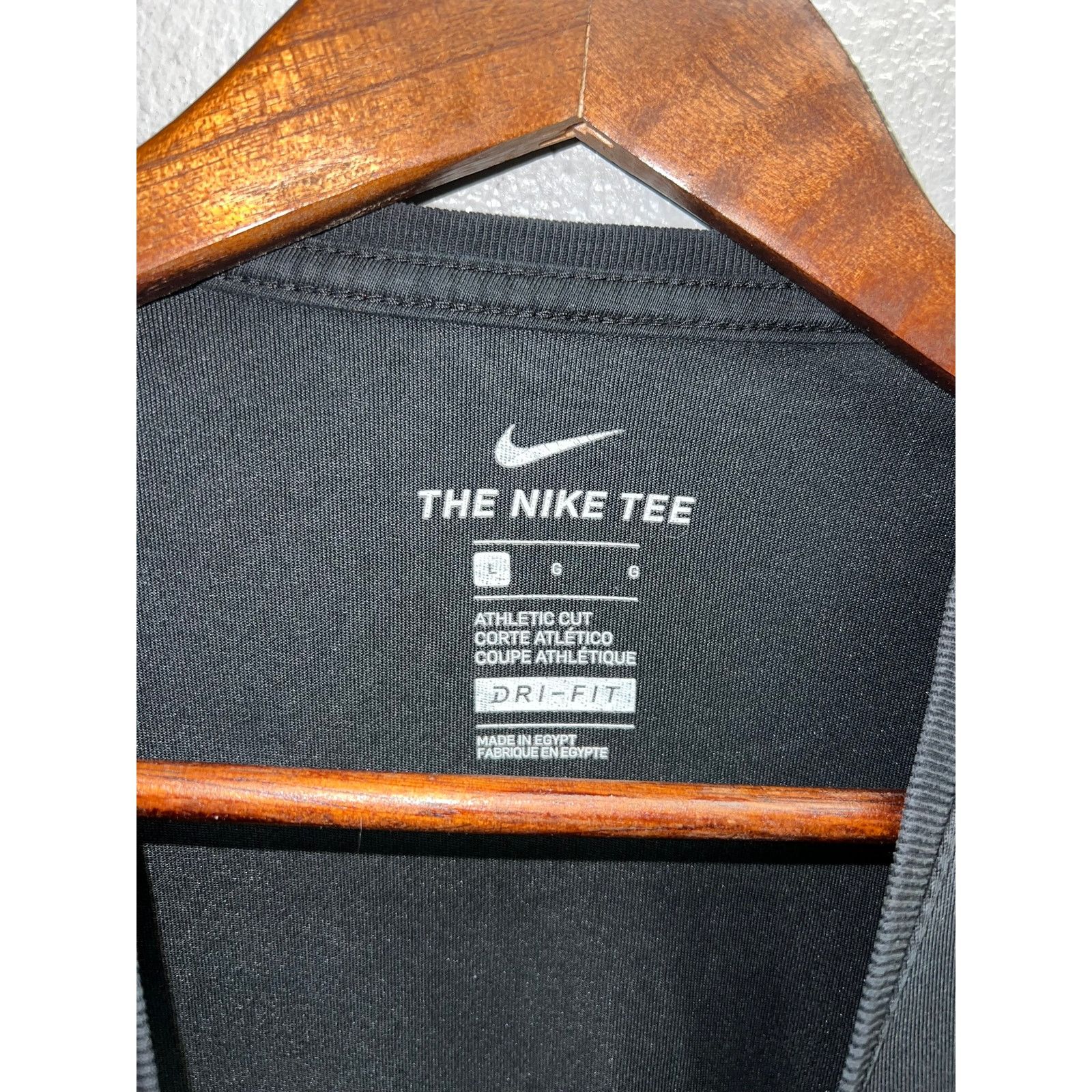 Nike Nike Basketball Flaming Hoop Shirt Just Do It Dri Fit Tee L Size US L / EU 52-54 / 3 - 5 Thumbnail