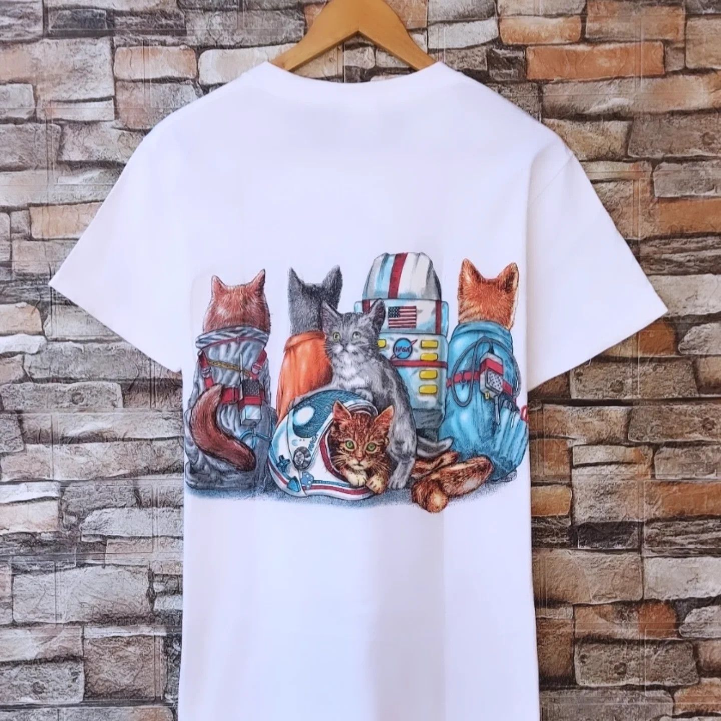 Vintage Vintage 90s Cats Kennedy Space Center Size US S / EU 44-46 / 1 - 4 Thumbnail