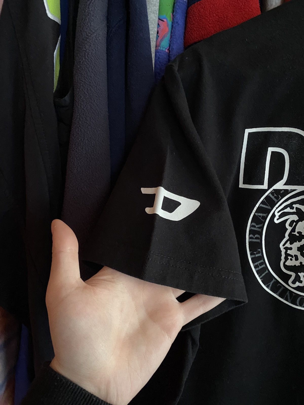 Diesel VINTAGE DIESEL BIG LOGO T-SHIRT Y2k Size US L / EU 52-54 / 3 - 3 Thumbnail