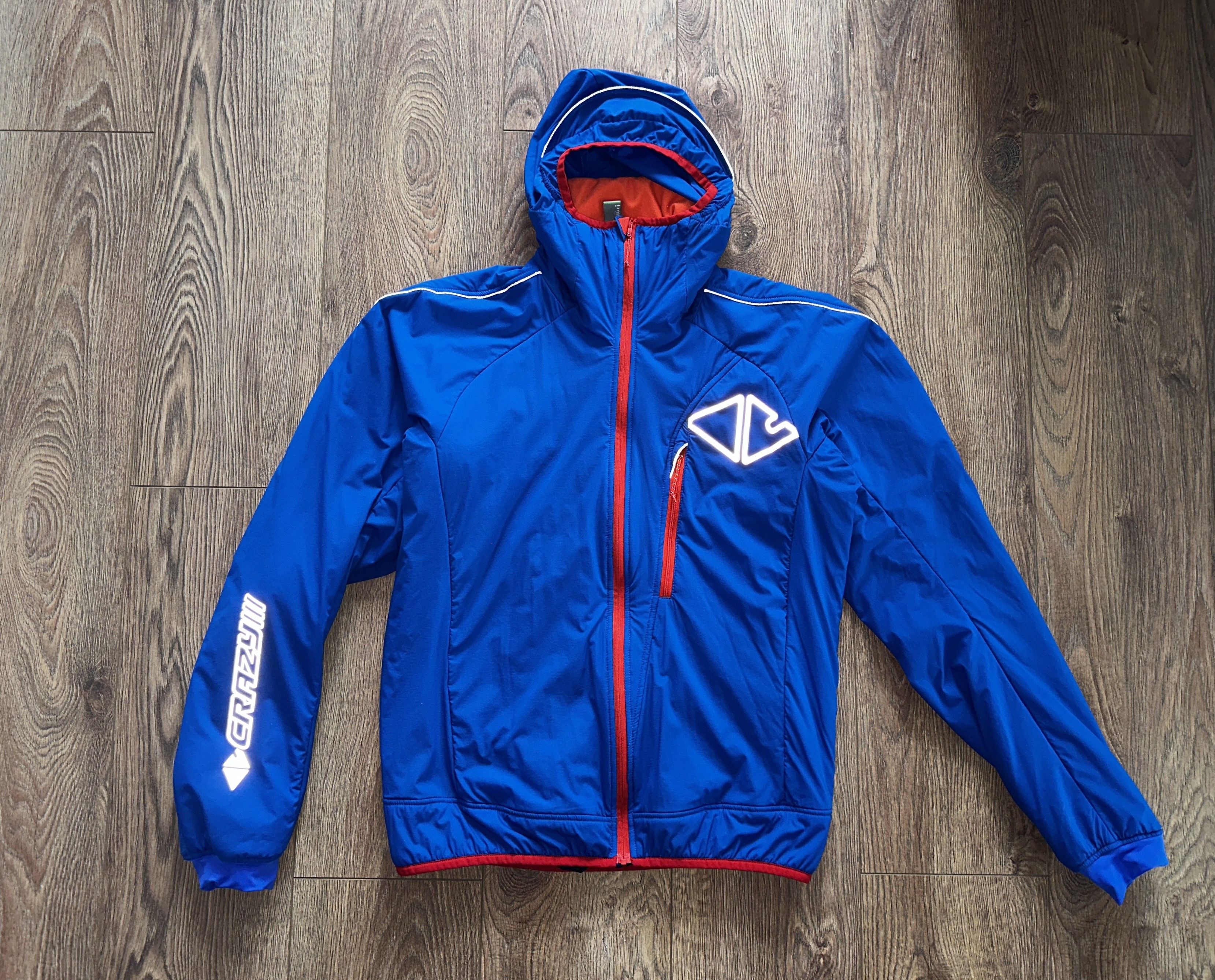 Other CRAZY By VALERIA COLTURI Jacket Reflective Logo Sportwear Size L / US 10 / IT 46 - 22 Thumbnail