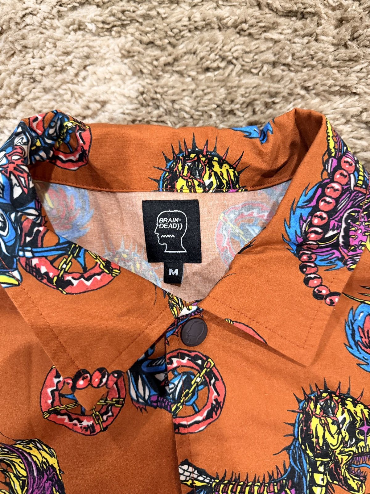 Brain Dead Brain Dead Moto Poplin Snap Up Size US M / EU 48-50 / 2 - 2 Thumbnail