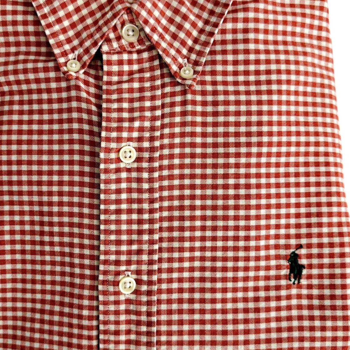 Ralph Lauren Ralph Lauren Red Check Gingham L/S Button Down Classic Shirt Size US XL / EU 56 / 4 - 1 Thumbnail