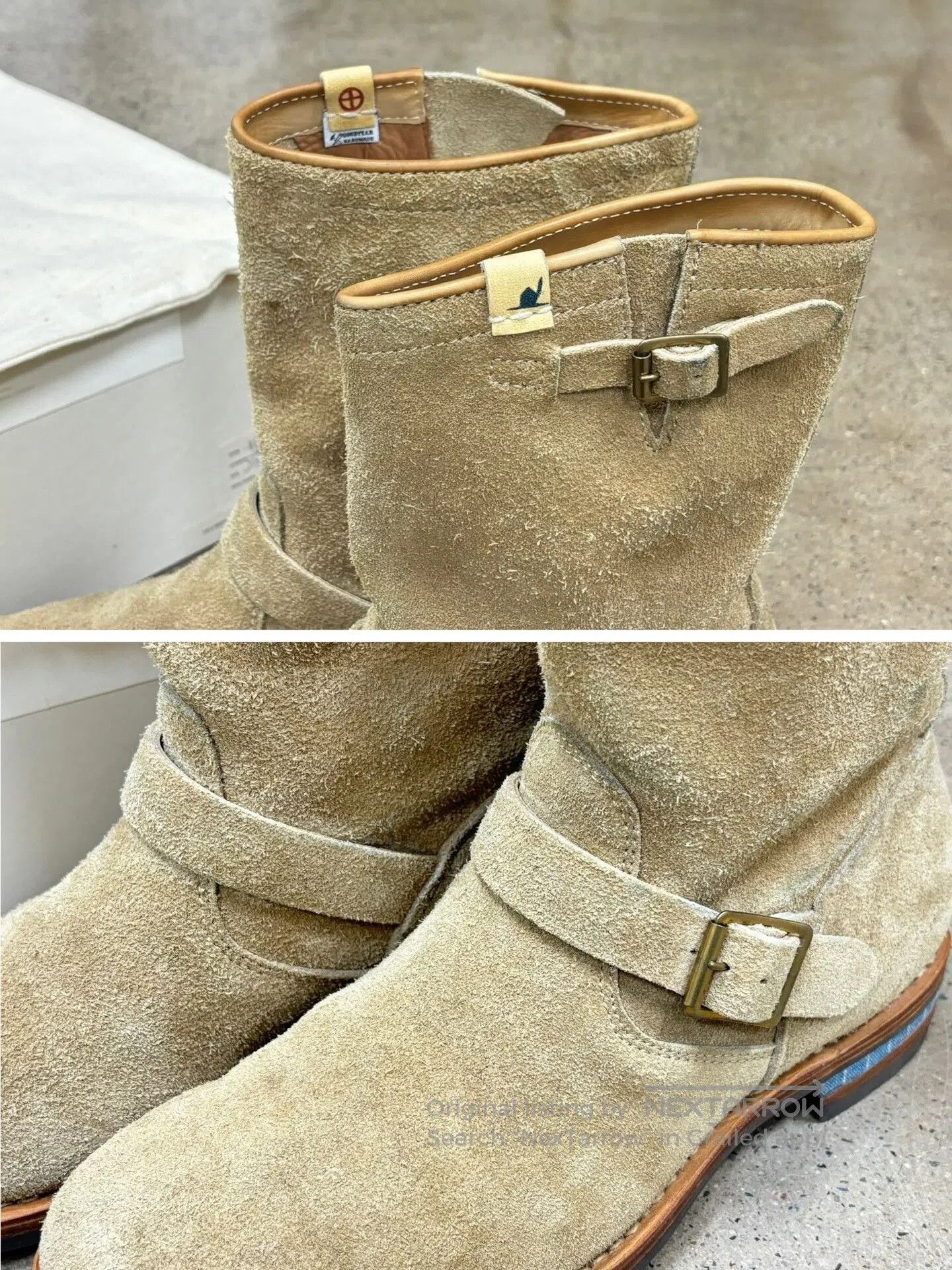 Visvim Visvim T.W.O. Beige Engineer Boots. Size US 10 / EU 43 - 3 Thumbnail