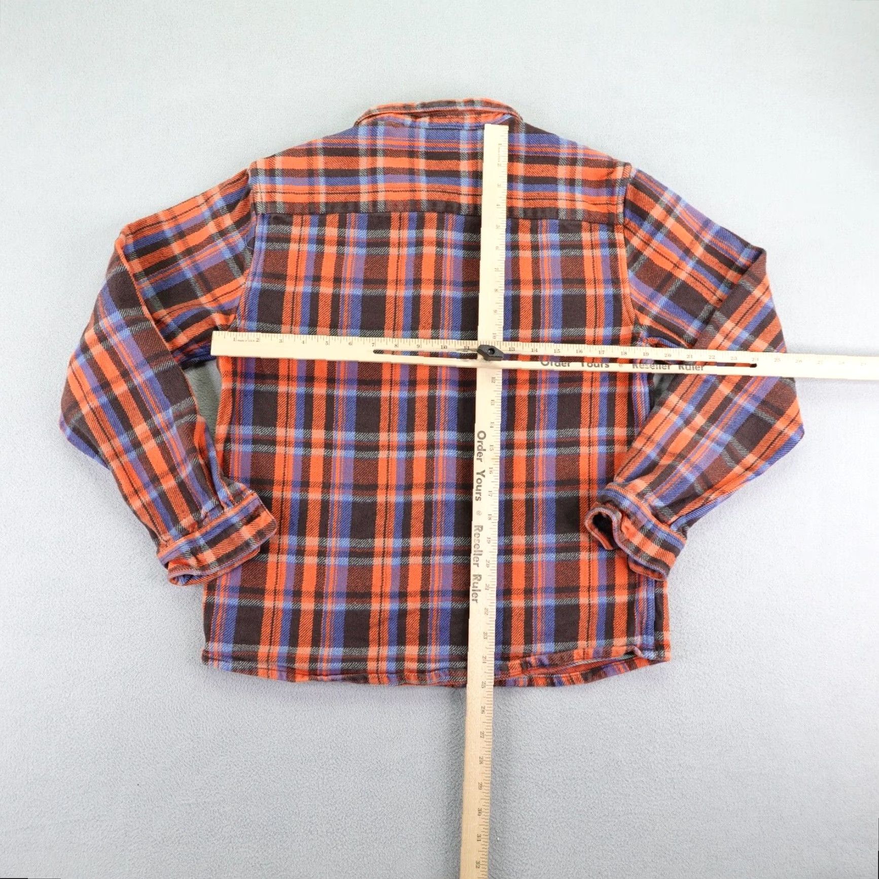Cotopaxi VINTAGE Cotopaxi Flannel Shirt Mens Medium Orange Blue Plaid Button-Up Organic Cotton Outdoor Size US M / EU 48-50 / 2 - 7 Thumbnail
