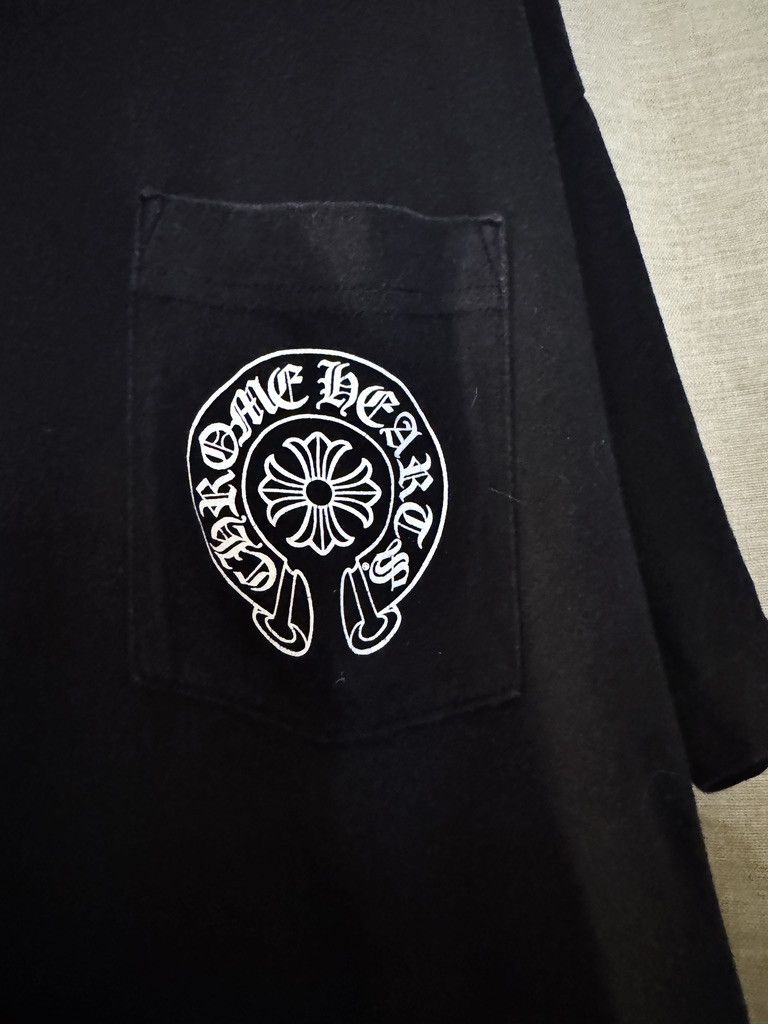 Chrome Hearts Chrome Hearts Black Short Sleeved "CHENGDU" Horseshoe Tee Size US L / EU 52-54 / 3 - 3 Thumbnail