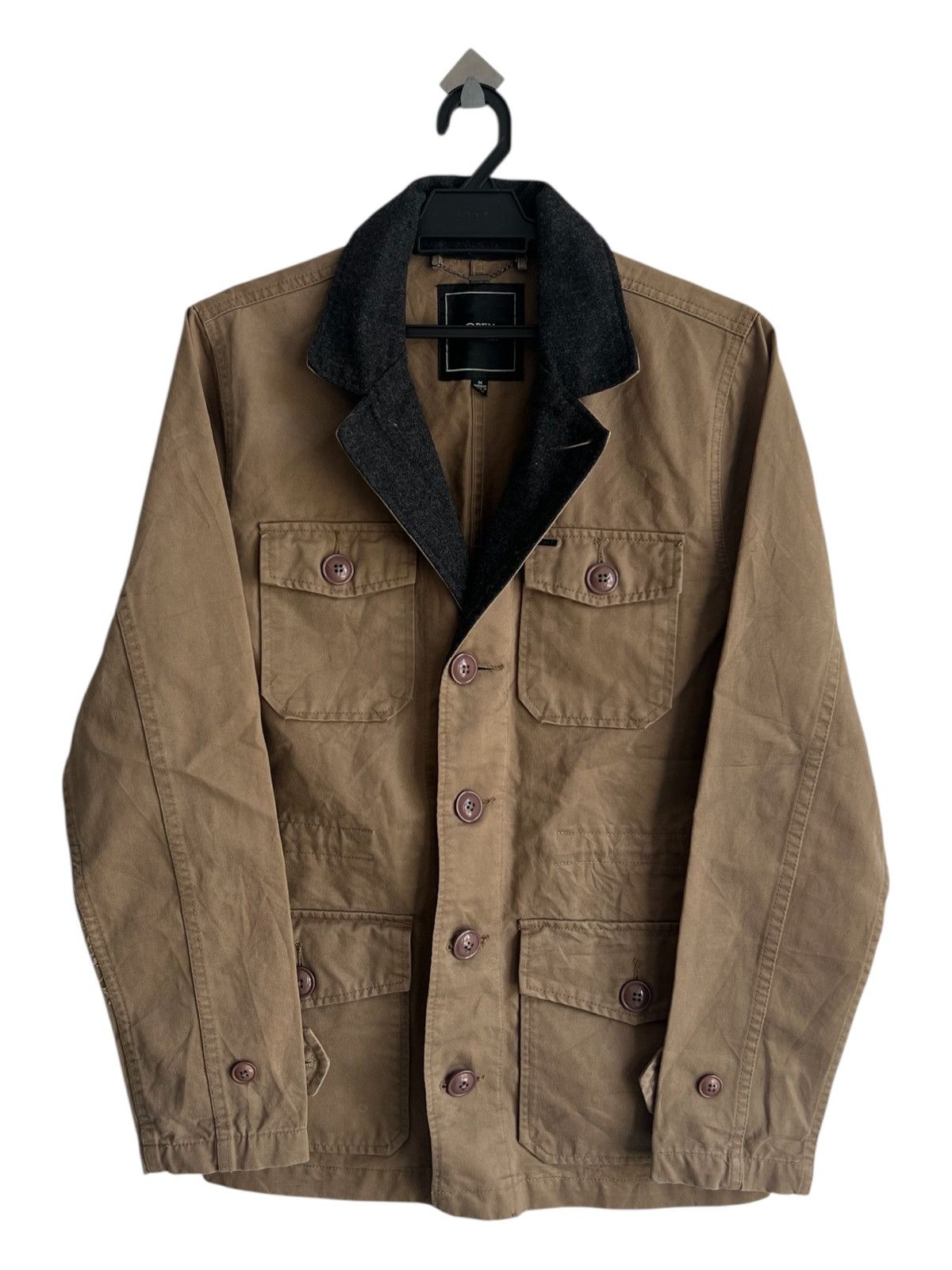 Obey Y2K Obey Propaganda Hybrid 4 Pockets Officer Chore Jacket Size US M / EU 48-50 / 2 - 1 Thumbnail